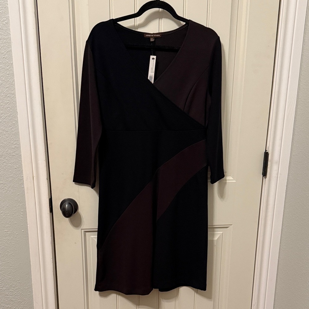 Adrienne Vittadini Elegant Black Dress